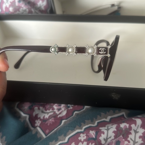 Chanel Glasses…just need to add your own prescription or sun glass….authentic - Picture 3 of 4